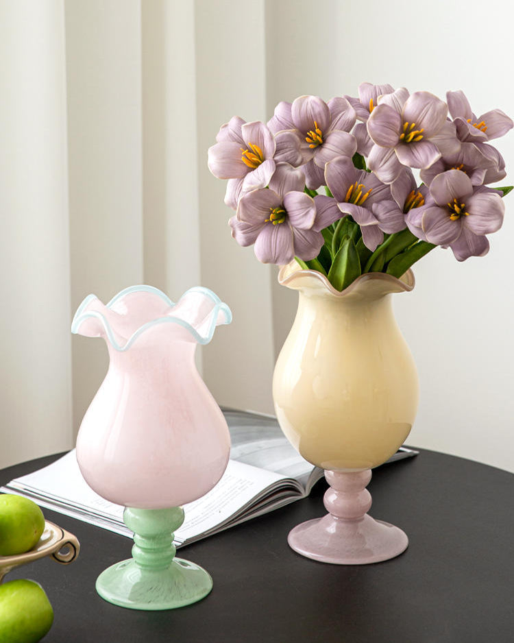 Elegant Purple Flower Vase-6