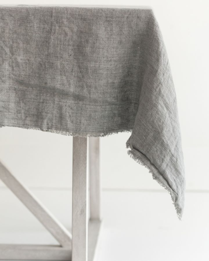 Stone Washed Linen Tablecloth-3