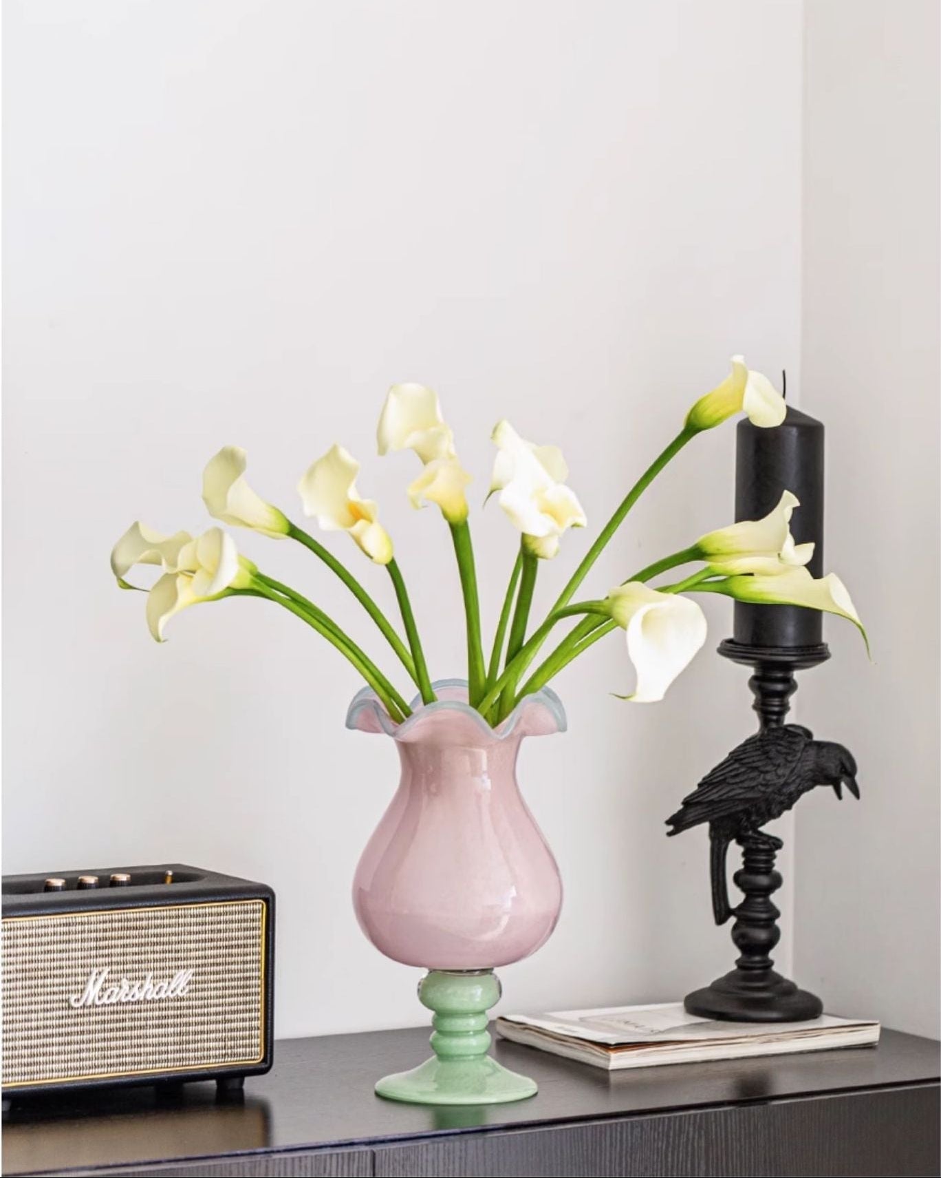 Elegant Purple Flower Vase-4