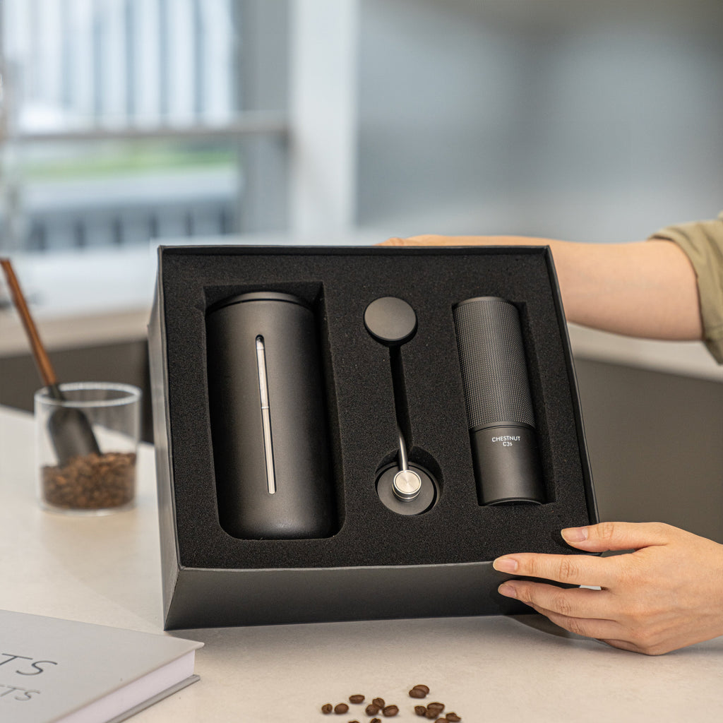 TIMEMORE French Press Kit （C3S Grinder + U French Press）-1