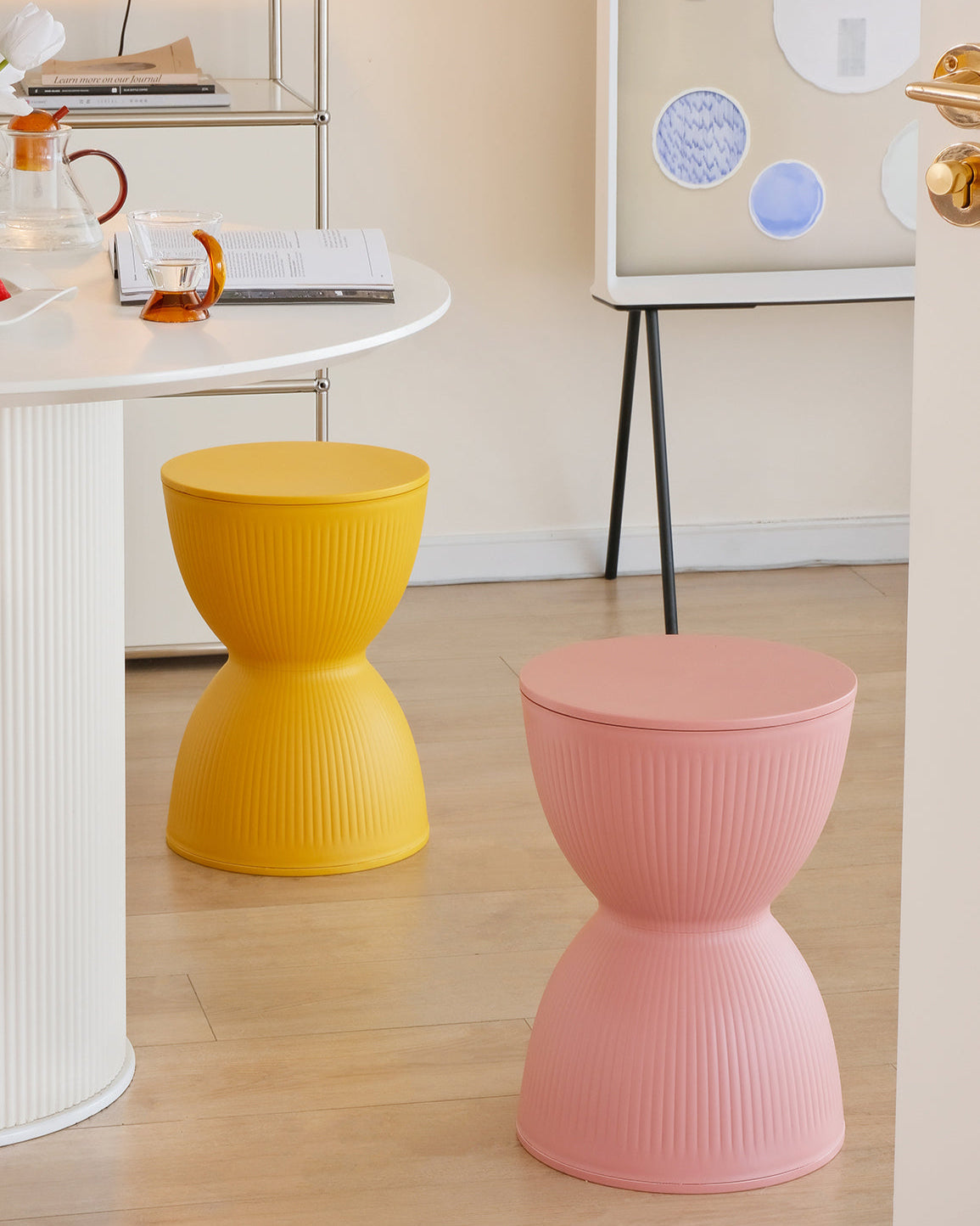 Stripe Rainbow Stool-5