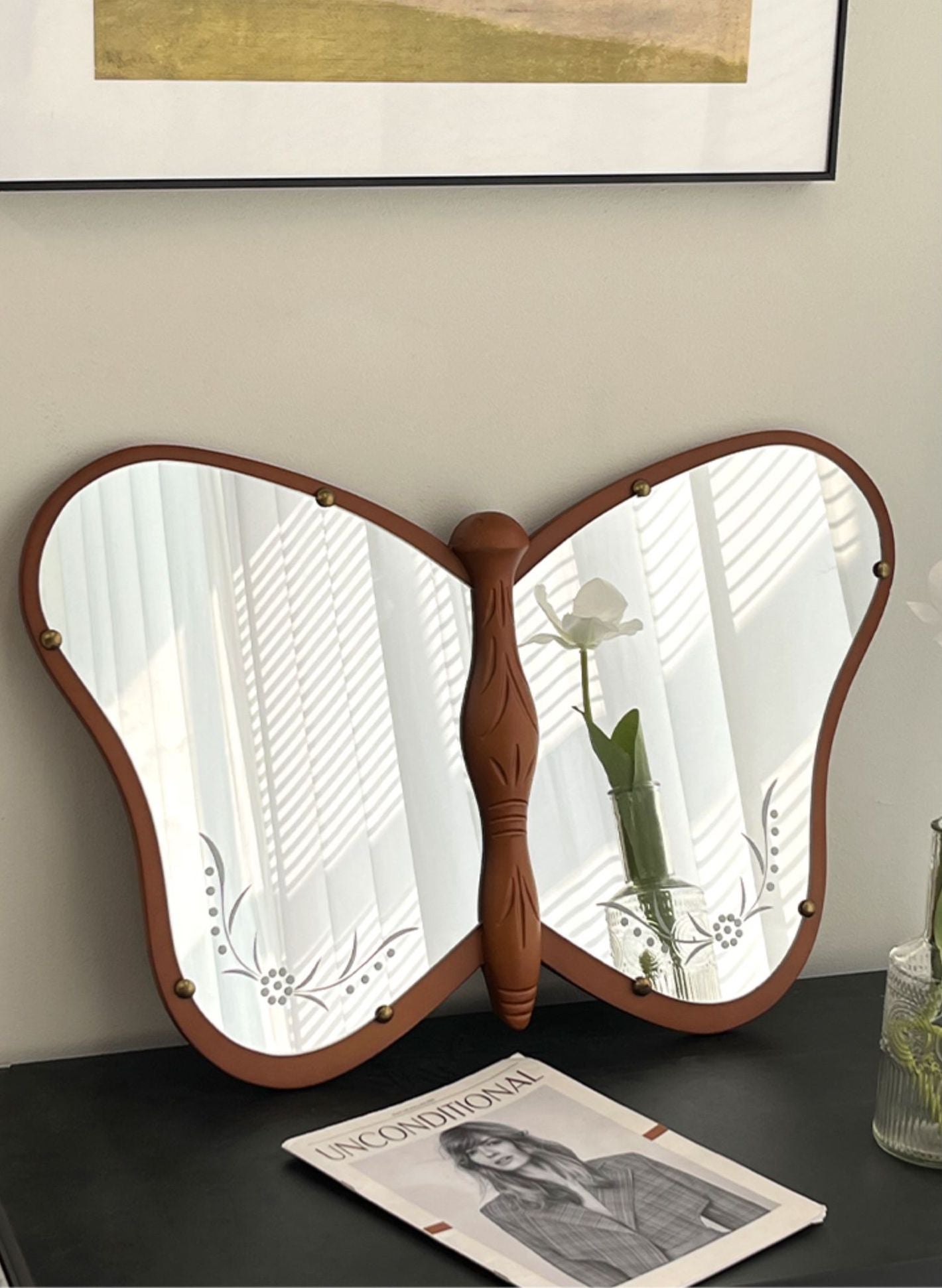 Vintage Butterfly Mirror-2