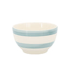 Gibson Home Kenwood Shores 12 Piece Stoneware Dinnerware Set - Blue Stripe