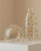 Transparent Glass Flower Vase-0