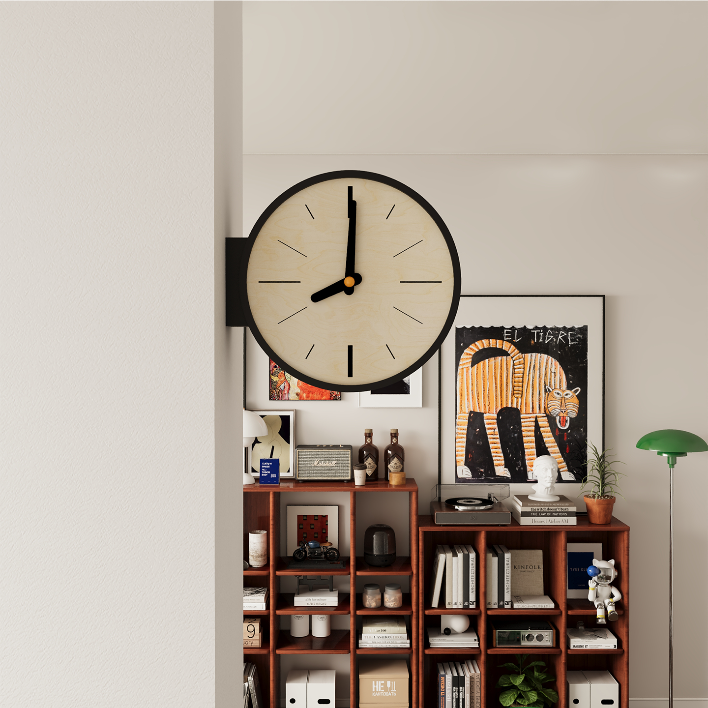 Classic Corner View Clock-3