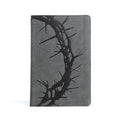 CSB Large Print Personal Size Reference Bible, Charcoal Leathertouch - Imitation Leather-0