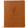 CSB Notetaking Bible, Large Print Edition, Camel Leathertouch - Imitation Leather-0