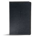 CSB Everyday Study Bible, Black Leathertouch - Imitation Leather-0