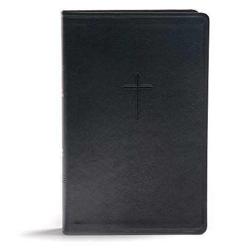 CSB Everyday Study Bible, Black Leathertouch - Imitation Leather-0