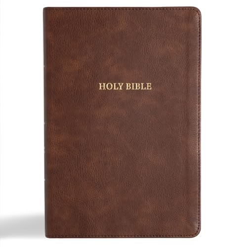CSB Grace Bible, Brown Leathertouch (Dyslexia Friendly) - Imitation Leather-0