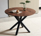 42.1" Mid-century Dining Table for 4-6 people-1