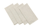 Cloth Napkins - Grey Striped and Natural Striped-3