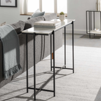 Shunem Console Table - Marble/Iron