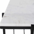 Shunem Console Table - Marble/Iron