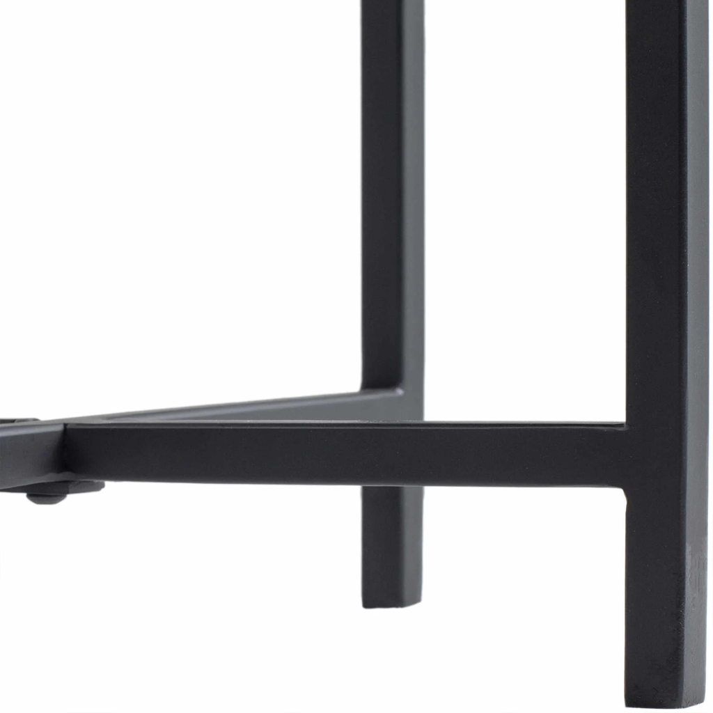 Shunem Console Table - Marble/Iron