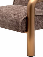 Brezolles Metallic - Brass Accent Chair - Clearance-3