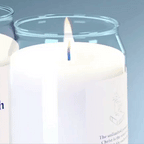 Life Bible Candle - Coconut, Lime & Verbena Scent with Hidden Verses-2
