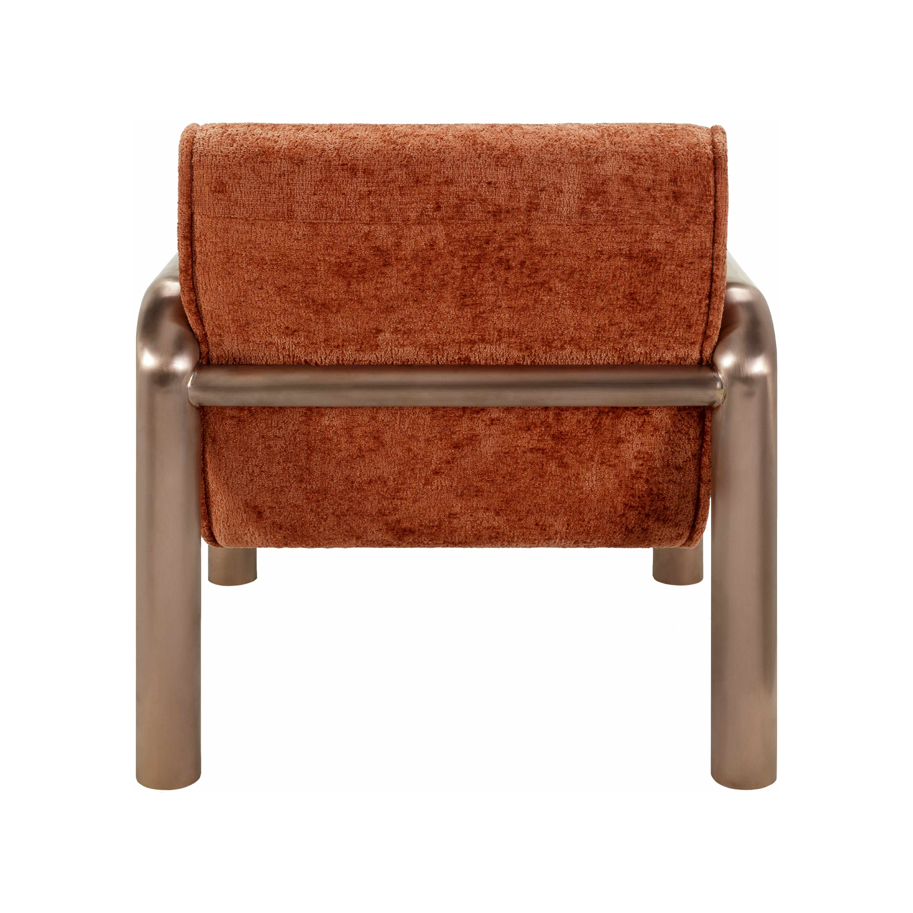 Jericho Mesa Accent Chair - Orange/Bronze