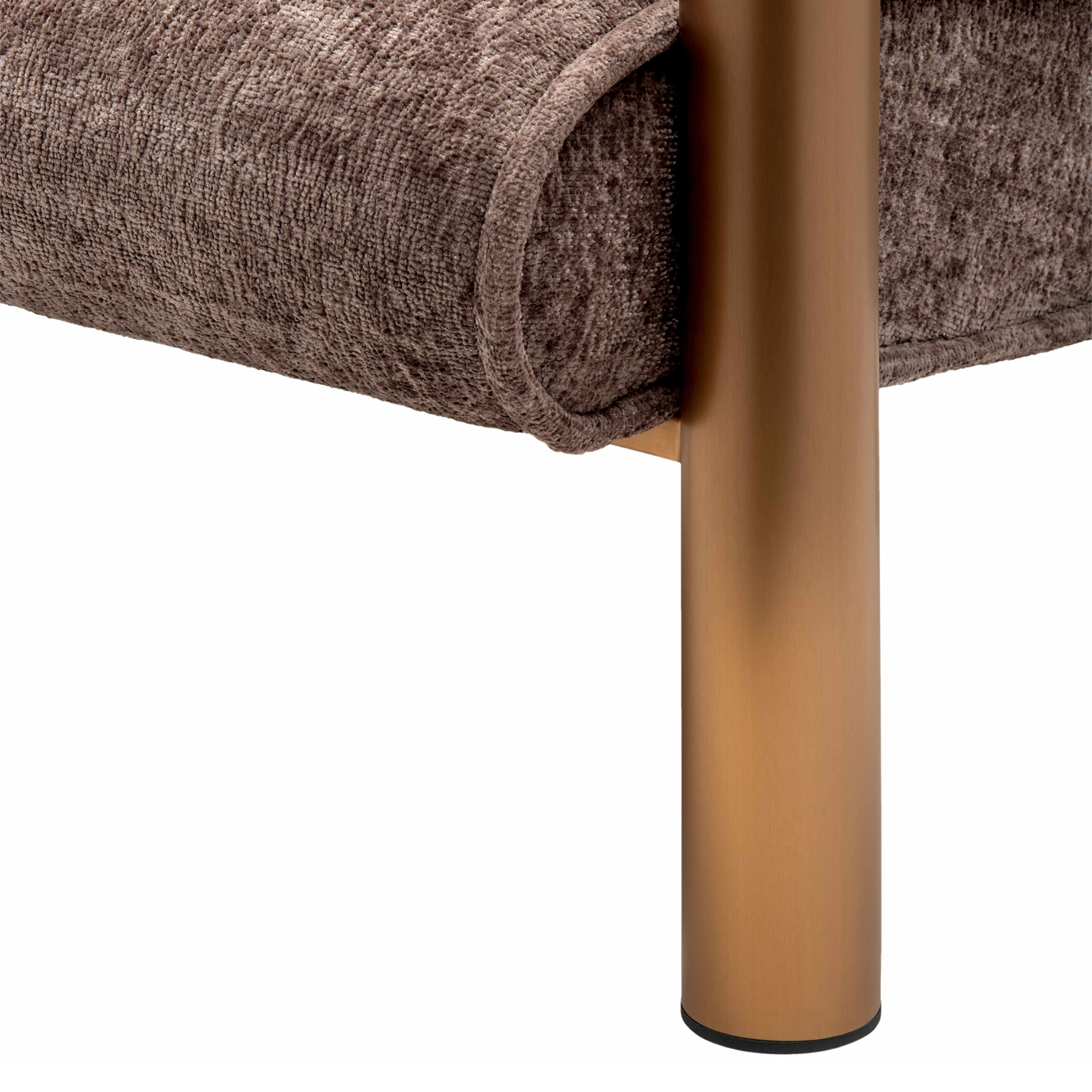 Jericho Mesa Accent Chair - Taupe/Bronze