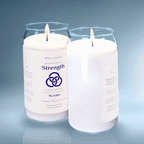 Strength Bible Candle - Grapefruit, Orange & Berry Scent with Hidden Verses-2