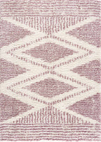 Trunding Plush Area Rug in Pink - Promo-0