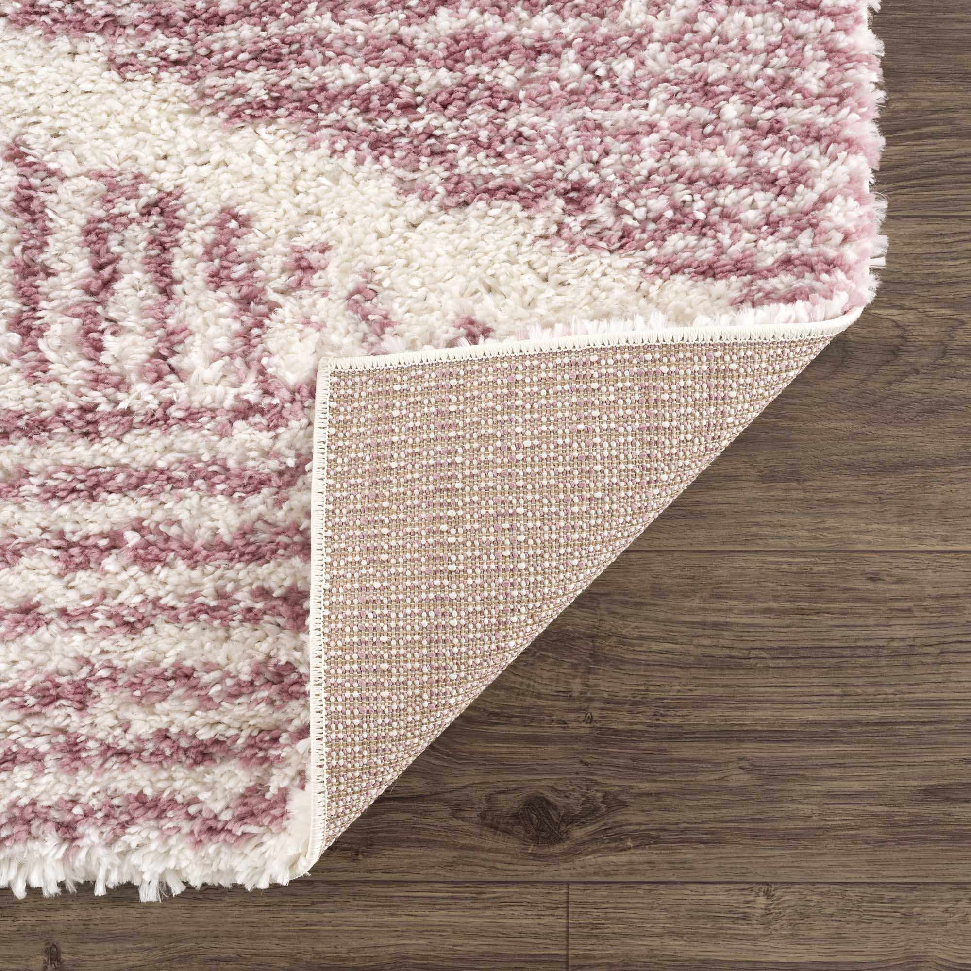 Trunding Plush Area Rug in Pink - Promo-4