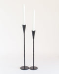 Phoenix Hand-Forged Iron Candle Stands | Set of 2-4