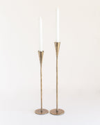 Phoenix Hand-Forged Iron Candle Stands | Set of 2-0