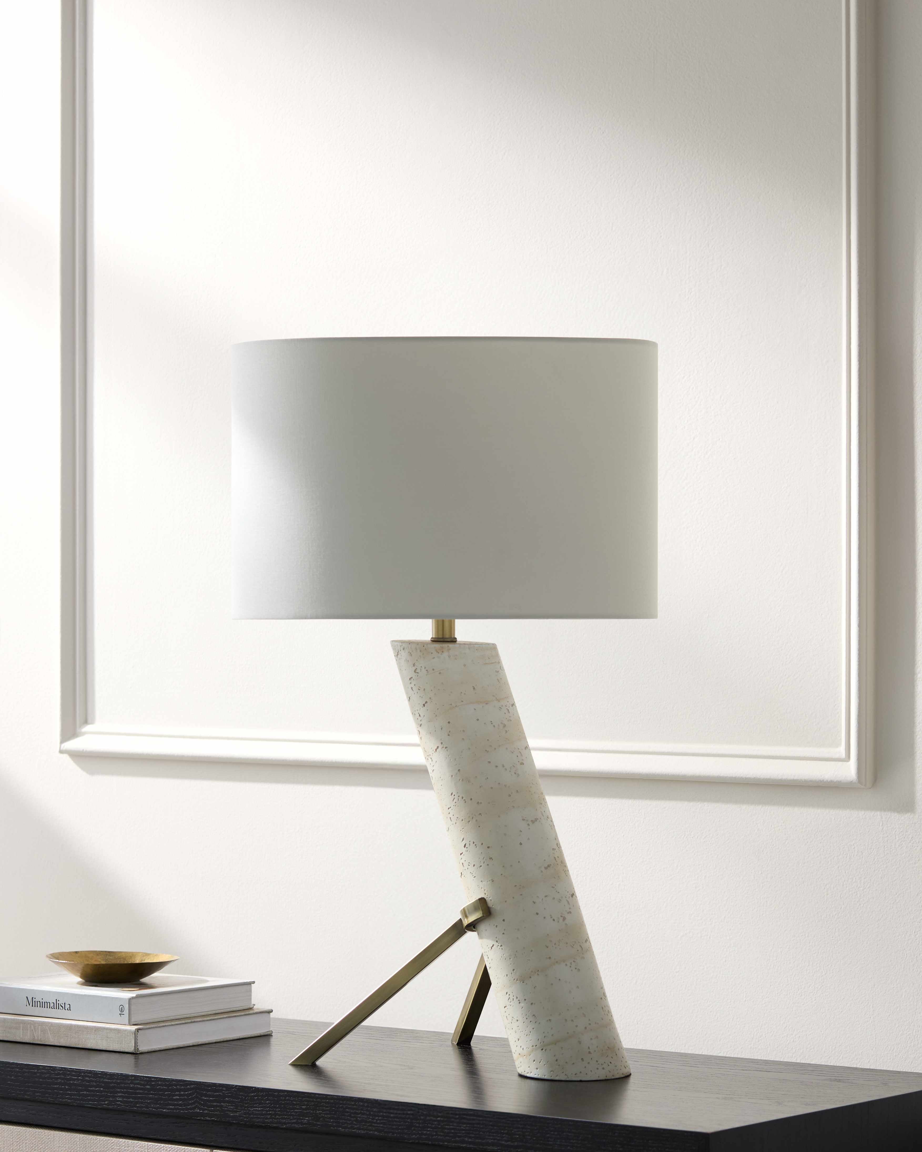 Hassendorf Light Gray Table Lamp-0