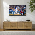 Shiloh TV Stand – Natural Wood Rattan