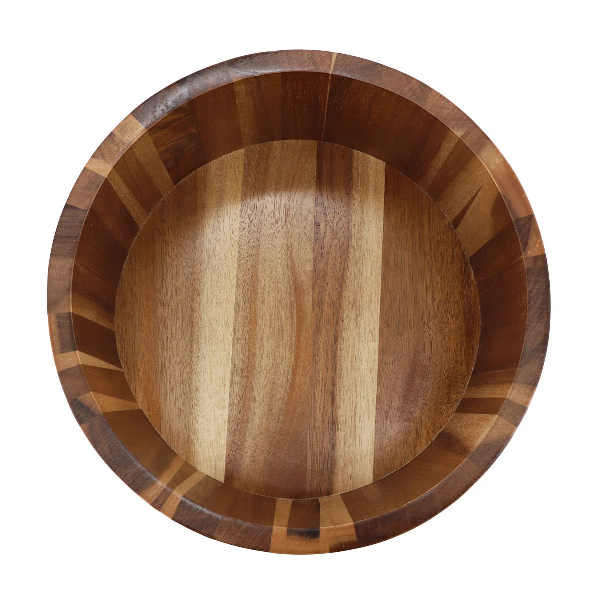 10.5" Acacia Wood Salad Bowl