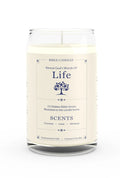 Life Bible Candle - Coconut, Lime & Verbena Scent with Hidden Verses-0