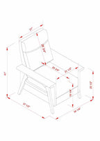 Eckersdorf Modern Minimalist Wooden Accent Chair-1