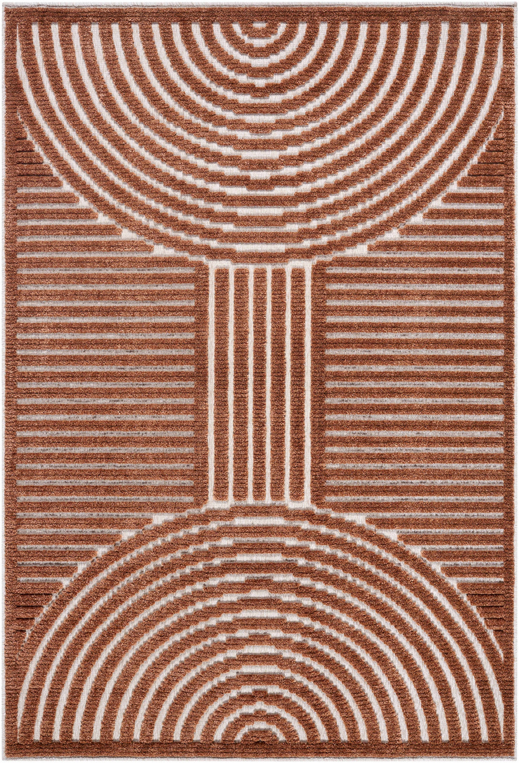 Deron Brown Washable Area Rug-0