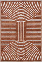 Deron Brown Washable Area Rug-0