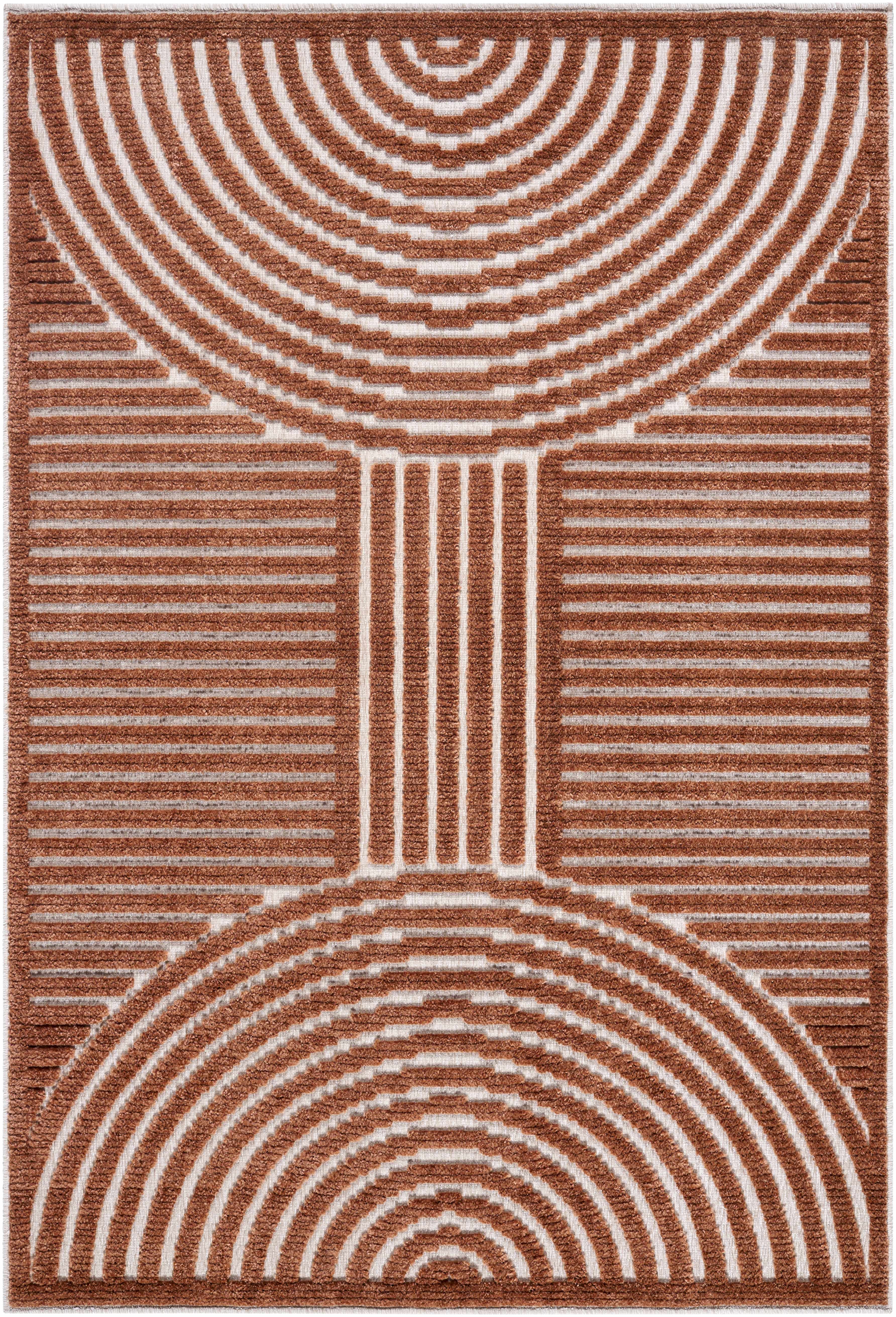 Deron Brown Washable Area Rug-0