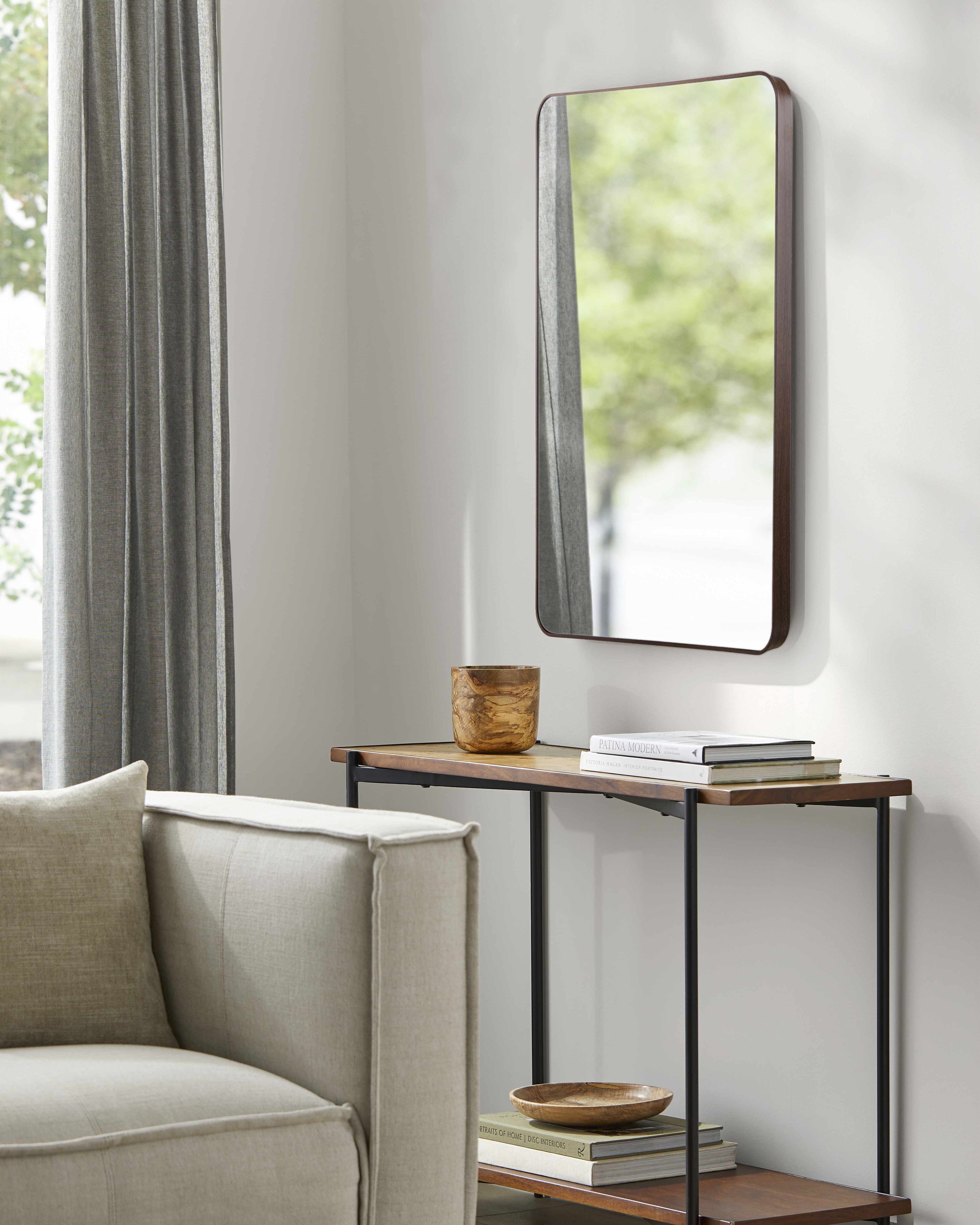 Sustinente Dark Brown Mirror-0