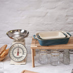 Staub Blue Ceramic Stoneware Baking Dish, Set of 2