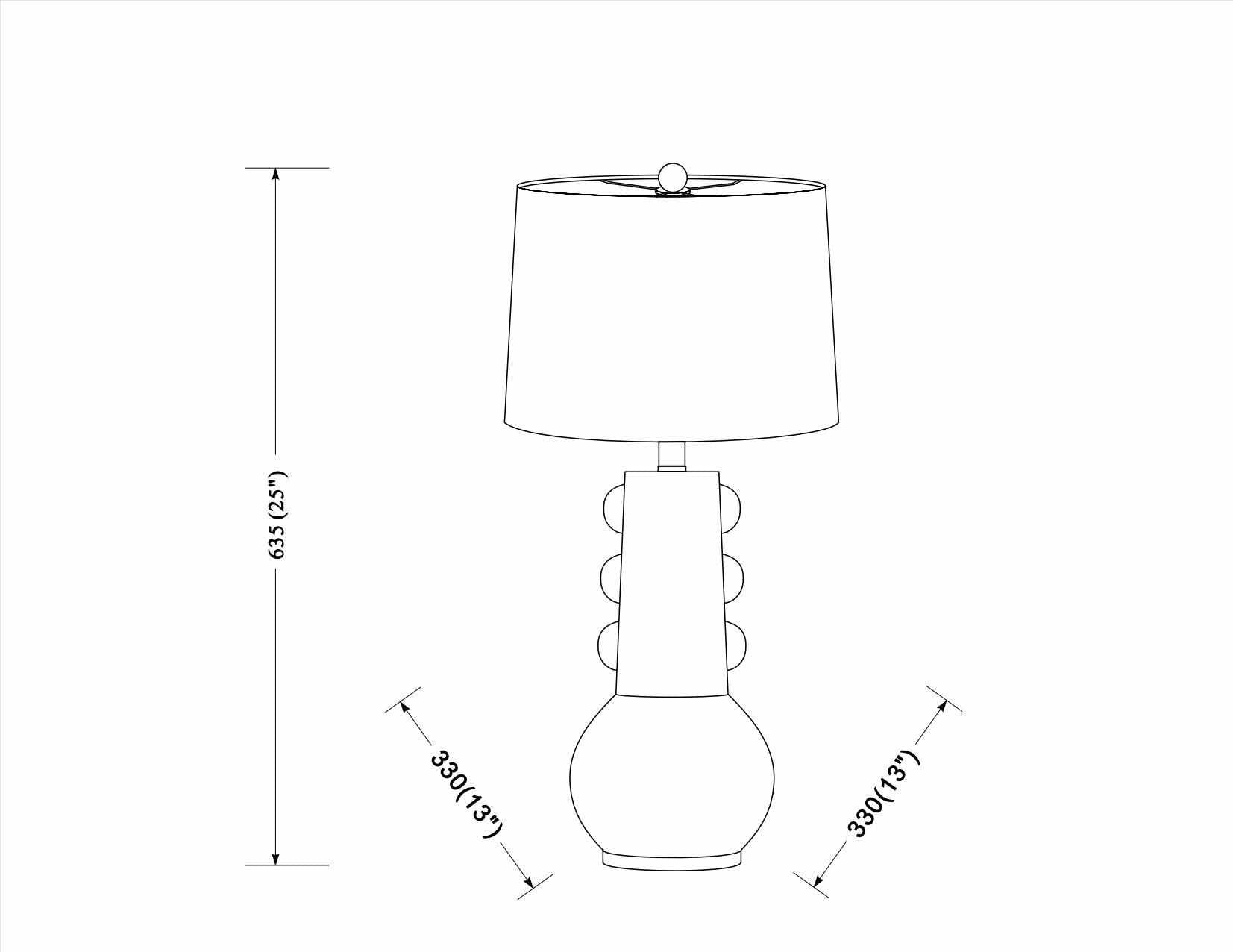 Tapachula Cream Table Lamp-3