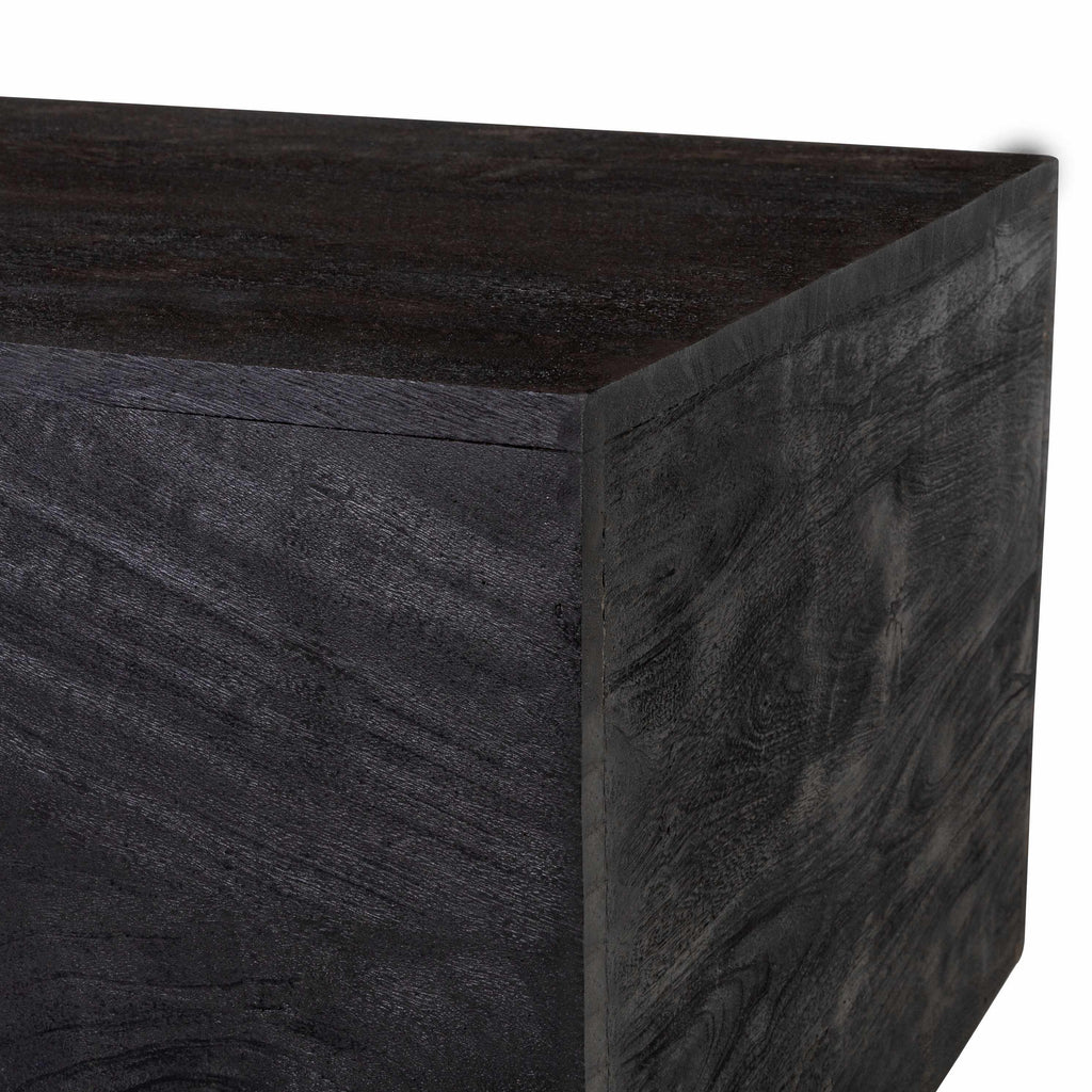 Abana Black Minimalist Coffee Table-2