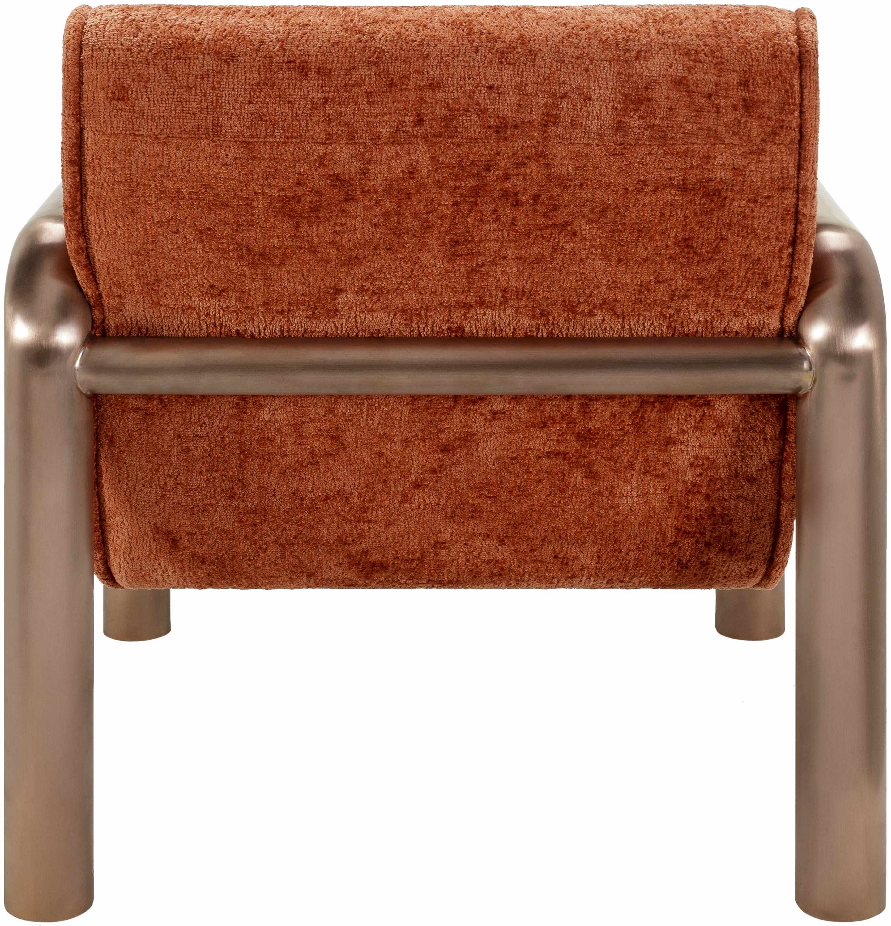 Brezolles Burnt Orange Accent Chair - Clearance-3