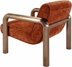 Brezolles Burnt Orange Accent Chair - Clearance-4