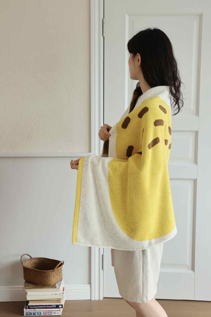 Cute Whimsical Pear Bath Towel - Ultra Soft, Absorbent, 100% Staple Cotton-4