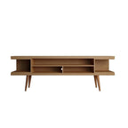 Manhattan Comfort Utopia 70" TV Stand with Splayed Wooden Legs-2