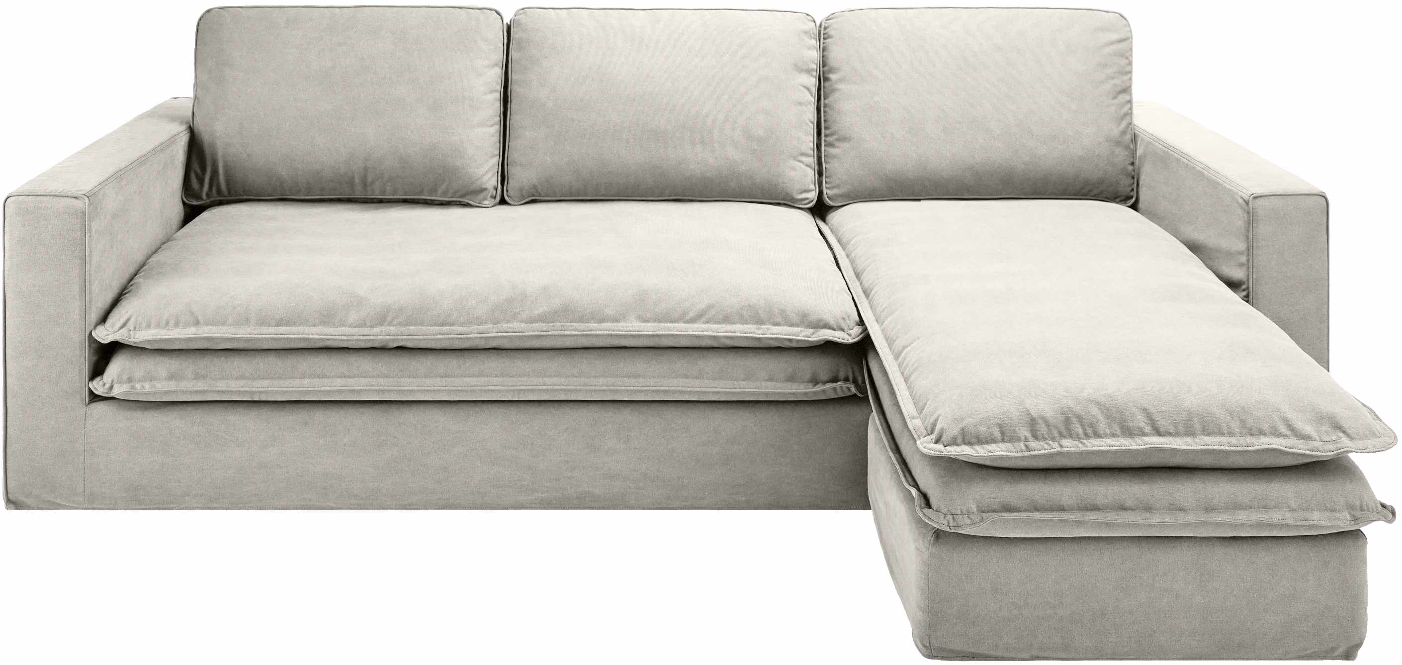 Sachsenkam Upholstery Beige Linen Sofa - Clearance-4