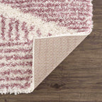 Trunding Plush Area Rug in Pink - Promo