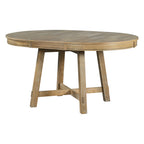 Farmhouse Round Extendable Dining Table-3