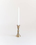 Low Diamond Hand-Forged Iron Candle Stand-0