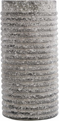 Polopina Gray Textured Cylindrical Decor-1