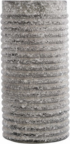 Polopina Gray Textured Cylindrical Decor-1